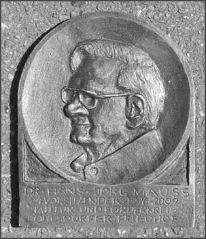 Plakette H.-J. Mauss